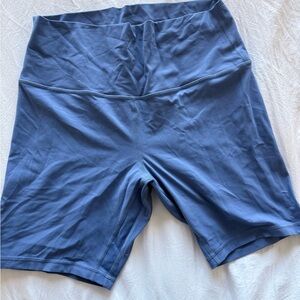 Lululemon Athletica Blue Bike Shorts